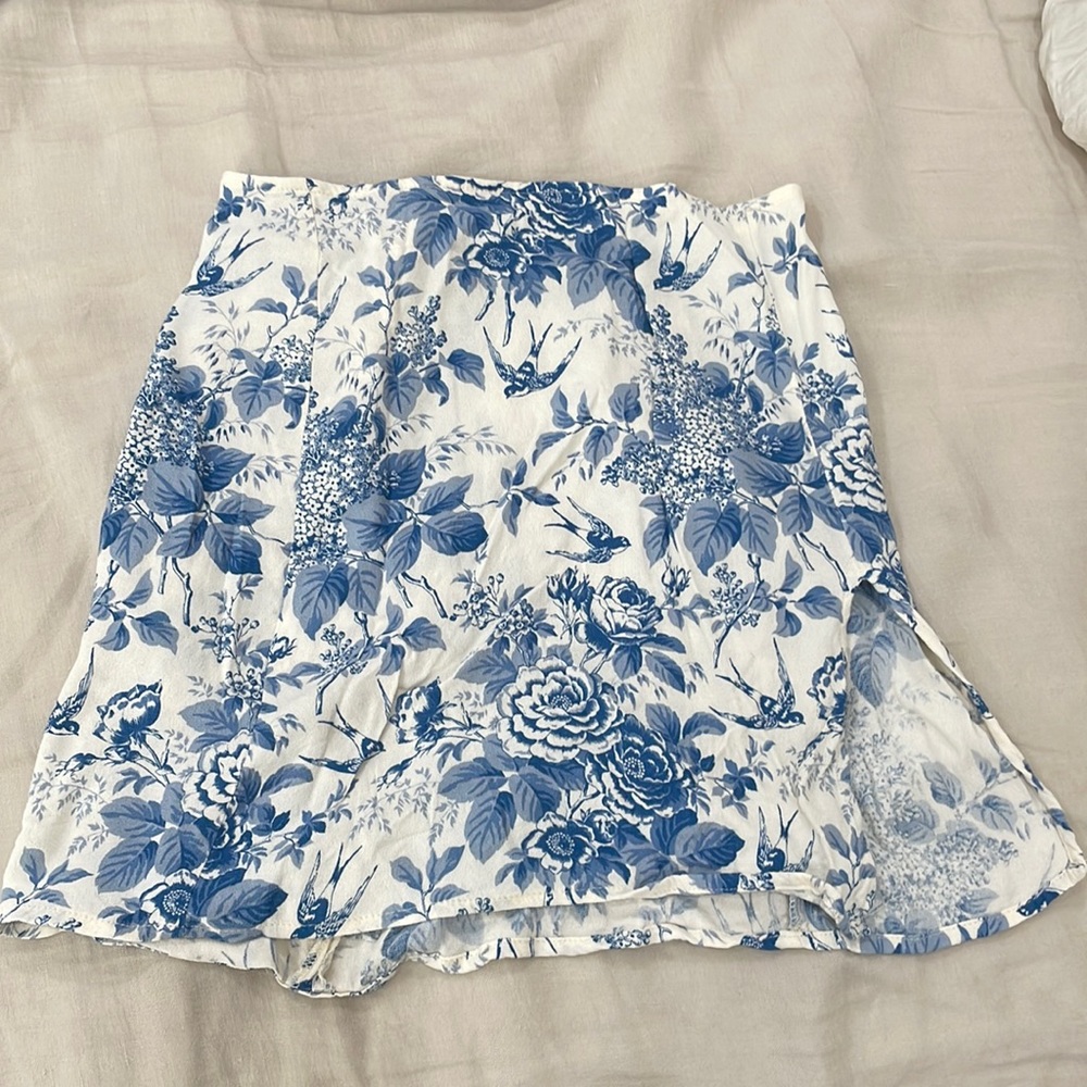 Reformation mini skirt